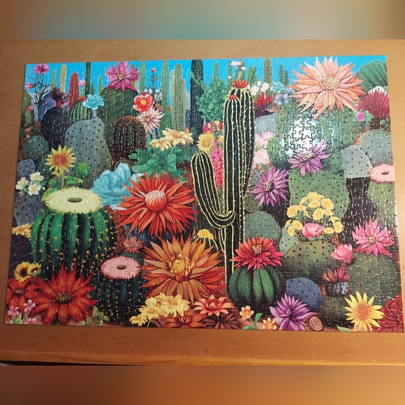 1000 piece Cactus Garden puzzle - Picture 2 of 7